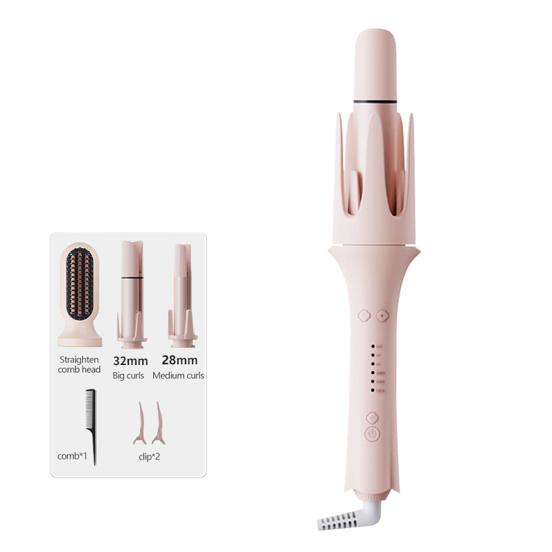 Riccio dritto rosa 3 in 1