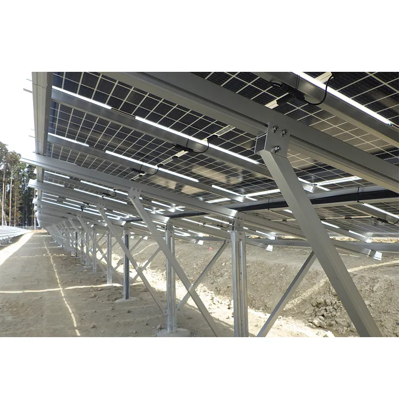 태양 광 발전소 모듈 장착 구조 브래킷 키트 접지 장착 시스템 태양열 장착 브래킷