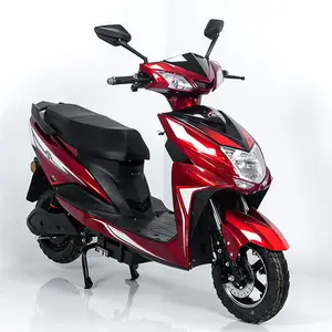 Uzun menzilli düşük fiyatlı kentsel Moped 1000W CKD motosiklet ile yüksek hızlı 2 tekerlekli elektrikli bisiklet çıkarılabilir pil disk fren