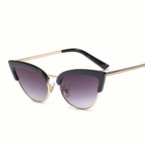 Gafas de Sol Vintage para Mujer, Modelo 2019, Elegantes y Sexys, con Media Montura Degradada y Forma de Ojo de Gato - Product Image 5
