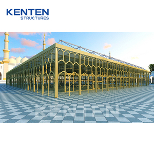 <span class=keywords><strong>Tenda</strong></span> a Piramide Industriale Mega con Struttura Tensile, Padiglione Espositivo con Telaio Dorato, Tende Rivoluzionarie <span class=keywords><strong>per</strong></span> Supermercati e Saloni dell'Auto - Product Image 2