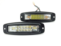 Nueva Lámpara de Trabajo LED Automotriz Baison, IP67 Impermeable, Haz de Luz Concentrado, Lámpara de Conducción, 12V, Aleación de Aluminio Fundido, 6000K, Blanco Frío, CE