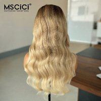 Perruque Lace 13x4 pour Débutantes, Cheveux Humains Brésiliens Lisses, Blond 613, Application Facile, 100% Cheveux Naturels, 14-26 pouces