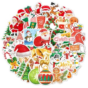 Top Sale Popular Custom Printing Vinyl Stickers Custom Die Cut Cool Vinyl Sticker Merry Christmas Stickers