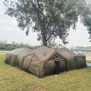 <span class=keywords><strong>Tente</strong></span> familiale extérieure imperméable kaki pour 12 personnes PVC et toile avec maille deux chambres pour le camping gonflable <span class=keywords><strong>de</strong></span> glamping d'été - Product Image 2