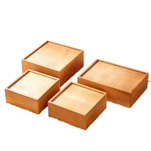 Caja de Regalo de Madera Rectangular con Tapa Acrílica, Hecha a Mano, para Almacenamiento de Manualidades y Uso General - Product Image 5