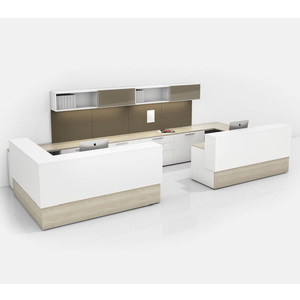Mostrador de Recepción Personalizado Shinestone, Color Crema, Superventas, Mostrador <span class=keywords><strong>para</strong></span> Salón de Belleza, <span class=keywords><strong>Mesa</strong></span> de Recepción Circular Pequeña <span class=keywords><strong>para</strong></span> Salón de <span class=keywords><strong>Uñas</strong></span> - Product Image 6