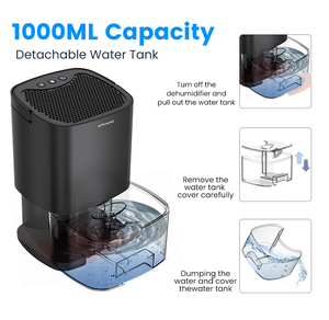 Tragbarer Kleiner 1L Kompressor Elektrischer Luftentfeuchter Intelligente Mini-Maschine für den Heimgebrauch - Product Image 3
