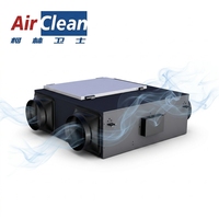 Ventilateur ERV commercial, unité de récupération de chaleur totale, système d'échange d'air frais pour hôtel, bureau, pression statique 200-350 Pa