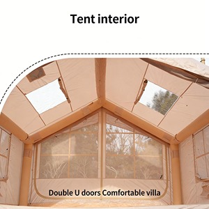 JTS-0216 7.5 ㎡   Tente de camping gonflable classique, tente pneumatique imperméable 420D Oxford 5000 mm avec sol en bâche PVC 500G - Product Image 3