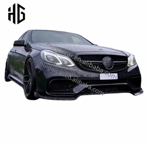 Kits de carrosserie de garniture de lèvre de séparateur de pare-chocs avant de style B en Fiber de carbone pour <span class=keywords><strong>Mercedes</strong></span> classe E W212 2010-2013 pièces de réglage automatique - Product Image 4