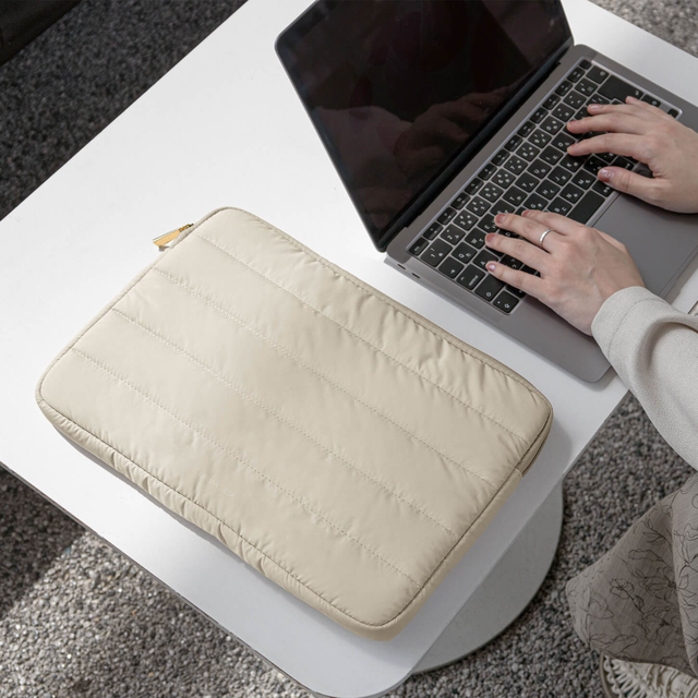 Puffy Laptop Sleeve Cute Tablet Case Fit in 11/13/14/15.6 Inch Soft Inner Bag Protective Laptop Cover Bag Laptop Carrying Pouch