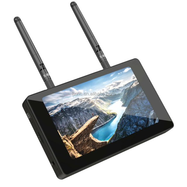 Moneagle RC 5 Inch IPS 800*480 5.8GHz 40CH Diversity Receiver 1000Lux FPV Monitor DVR HD Display Built-in 4000mAh Battery