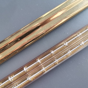 Đôi mạ vàng ống nhiệt bức xạ ống sưởi ấm sóng trung bình sóng ngắn sóng dài hồng ngoại thạch anh ống điện sưởi ấm đèn - Product Image 2