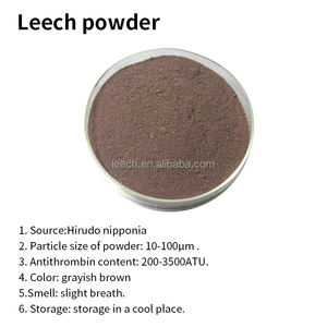 Poudre de Sangsues Médicinales Lyophilisées Qualité Alimentaire Extrait Herbal Sauvage 100-1000 ATU/g Protéine d'Hirudine - Product Image 5