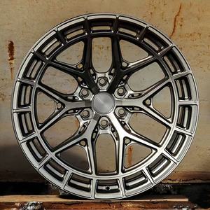 Nouvelles jantes en alliage forgé chromées à profil profond 5x114.3/5x112/5x120 1 pièce personnalisées 17-22 pouces Mercedes pour Audi - Product Image 2