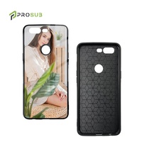 Prosub – coque de téléphone portable personnalisée, bricolage, vierge, Sublimation, pour One Plus 5 6 7 Series TPU + PC, couverture en verre