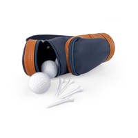 Pochette de balles de golf en cuir PU Stockage de balles de golf personnalisé Accessoires de golf