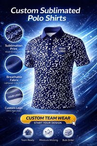 Uniformes de Equipo OEM, Camisetas Polo de Golf Sublimadas de Secado Rápido y Absorción de Humedad, Logotipo Personalizado - Product Image 5