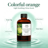 CA10102 Huiles parfumées colorées aux senteurs d'agrumes oranges Crearoma, best-sellers pour les diffuseurs de parfum