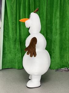 Free Design Famous Cartoon <strong>Olaf</strong> Mascots Costumes <strong>Inflatable</strong> 2.6m <strong>Frozen</strong> <strong>Olaf</strong> Snowman Mascots for Winter Party Dress Cloth Rental