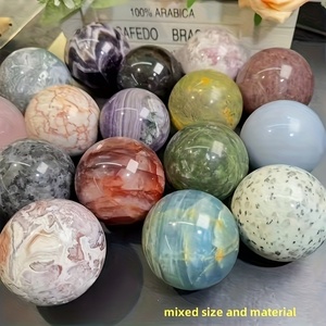 Sfera di Quarzo Trasparente Lucidata all'Ingrosso, Sfera di Cristallo di Quarzo Rosa per Arredamento Casa, Feng Shui, Regalo Unico per le Feste - Product Image 6