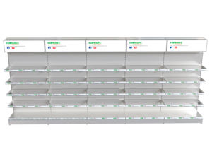 Estantes Modulares para Supermercados de Fácil Instalación, Exhibidores Metálicos sin Herramientas para Stands de Exhibición Temporales - Product Image 6