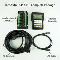 Sistema de Control de Movimiento Jle Cnc Tech Richauto Dsp A11E, Controlador de Router CNC de 3 Ejes, Pulso de 1Mhz, 24V CC, Nema23