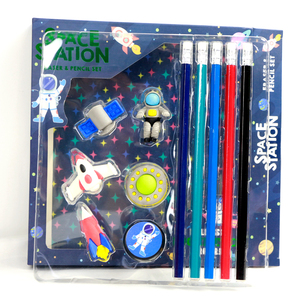 Soododo Bộ Văn Phòng Phẩm Trường Học Mới Lạ Hoạt Hình Dễ Thương Bộ Văn Phòng Phẩm Tẩy Và Bút Chì Cho Bé Trai - Product Image 2