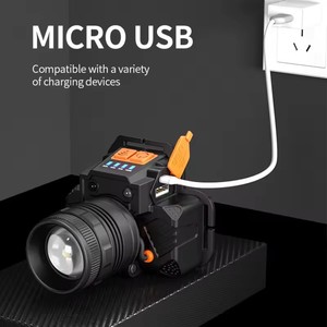 초강력 LED 충전식 헤드램프 휴대용 줌 센서 낚시 손전등 (야외 캠핑 및 사냥용) - Product Image 4