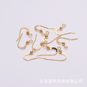 Accessoires de bijoux à faire soi-même, crochets d'oreille en métal en forme de goutte pour la fabrication de boucles d'oreilles, couleur or, argent, noir, cuivre Ac0360 - Product Image 5