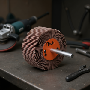 Roue à lamelles abrasives Ttake 80x50 mm, tige de 6 mm, grain 120 pour le meulage - Product Image 3