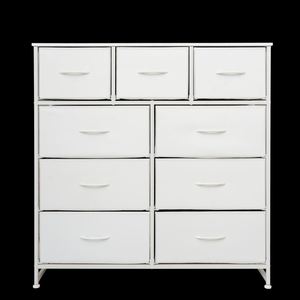 Hua Cheng HC9BC Durable Stainless Steel <b>Cabinet</b> with 9 Drawers Modern Freestanding Design for Living Room - Product Image 1