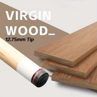 Tongkat Biliar Profesional JOSS II 911 Seri 2-Piece Kayu Maple Sambungan Baja Tahan Karat 12.75mm Kontrol yang Ditingkatkan dengan Defleksi Rendah