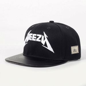 Wholesale ODM Custom Raised 3D Embroidery Logo Leather Brim Peaked <b>Cap</b> <b>Flat</b> Bill Fitted Hats Snapback Baseball <b>Caps</b> for <b>Men</b> - Product Image 1