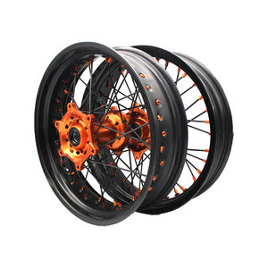 Quantité minimale de commande 1 ensemble 17 "36 trous en alliage d'aluminium Supermoto roues EXC SXF 125 250 300 350 <span class=keywords><strong>450</strong></span> <span class=keywords><strong>Supermotard</strong></span> roues jantes ensemble pour <span class=keywords><strong>KTM</strong></span> - Product Image 5