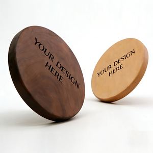 Posavasos de Madera Natural al por Mayor con Logotipo, Posavasos Económicos para Manualidades - Product Image 4