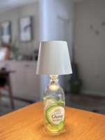 Lampe de bouteille de vin créative nordique usb contrôle tactile bouteille de vin veilleuse lampe de table sans fil à piles