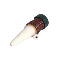 Pot de fleurs facile à utiliser, système d'irrigation goutte à goutte automatique en céramique avec capteur, cône d'irrigation goutte à goutte, pot de jardin, kit d'arrosage automatique