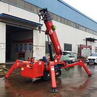 Grue araignée électrique compacte haute performance avec système de télécommande