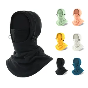 Outdoor warm polar fleece face mask hat for extreme cold weather motorcycle balaclava Hat Cap