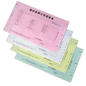 Carta Continua NCR Personalizzata Stampata CB CFB CF 2-4 Voci 9.5x11 241x280mm <span class=keywords><strong>per</strong></span> Uso Fatture OEM - Product Image 3