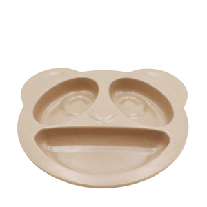 Piatto Biodegradabile in Fibra di Riso a Tre Scomparti, Design Panda per Bambini, Set da Pranzo per Uso Domestico - Product Image 6