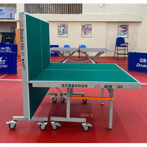 Mesa de ping-pong Double Fish 288 de 25 mm, plegable para interiores con ruedas para uso doméstico - Product Image 3