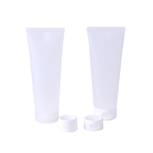10g-200g Transparent Frosted PE Tubes with Screw Cap Custom Logo Printing & Hot Stamping Cosmetic Packaging - Product Image 5