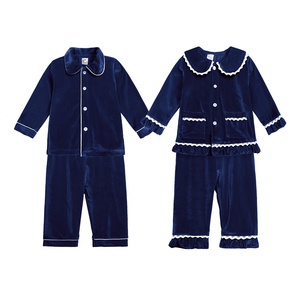 Velvet Family Matching <strong>Pajama</strong> Set 2025 <strong>Christmas</strong> Red <strong>Children</strong> Sleepwear Winter Kids Clothing Wholesale Family Matching <strong>Pajamas</strong> - Product Image 2