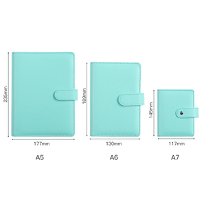 Venta al por mayor Macaron PU cuero personalizado planificador cuaderno presupuesto organizador Agenda - Product Image 6