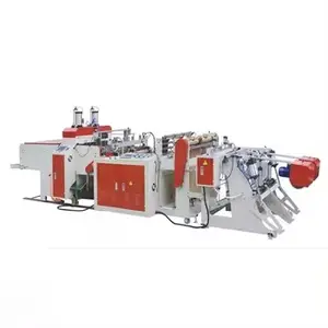 High speed full automatic shopping plastic corn starch bag making machine price