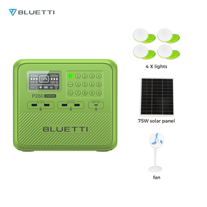 Système solaire domestique haute puissance avec contrôleur MPPT, batterie 256Wh et port aviation pour usage domestique - Product Image 1