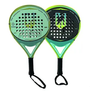 JUCIAO Custom Print On Demand Carbon Fiber Tennis Raqueta EVA Core Paddle Tennis Rackets